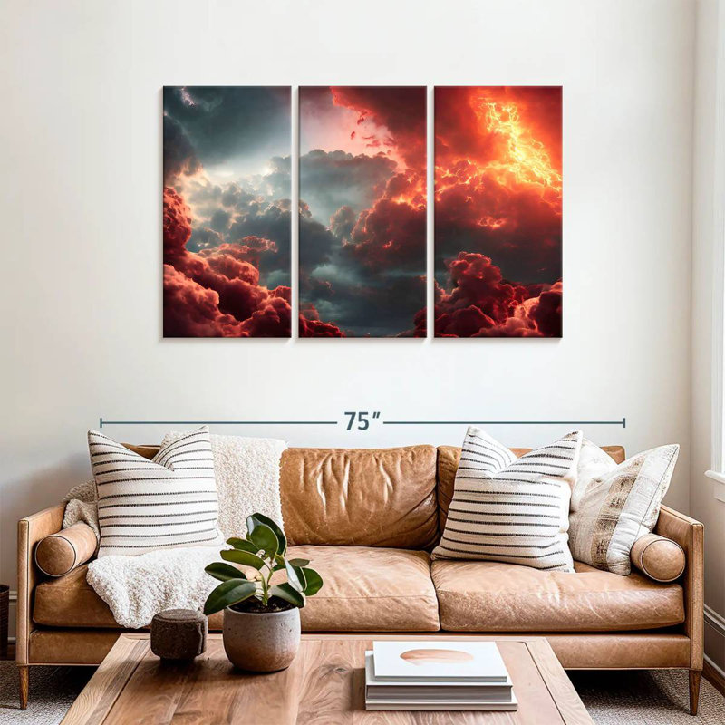 Final Battle Between Hell And Heaven VII, 36" H x 57" W