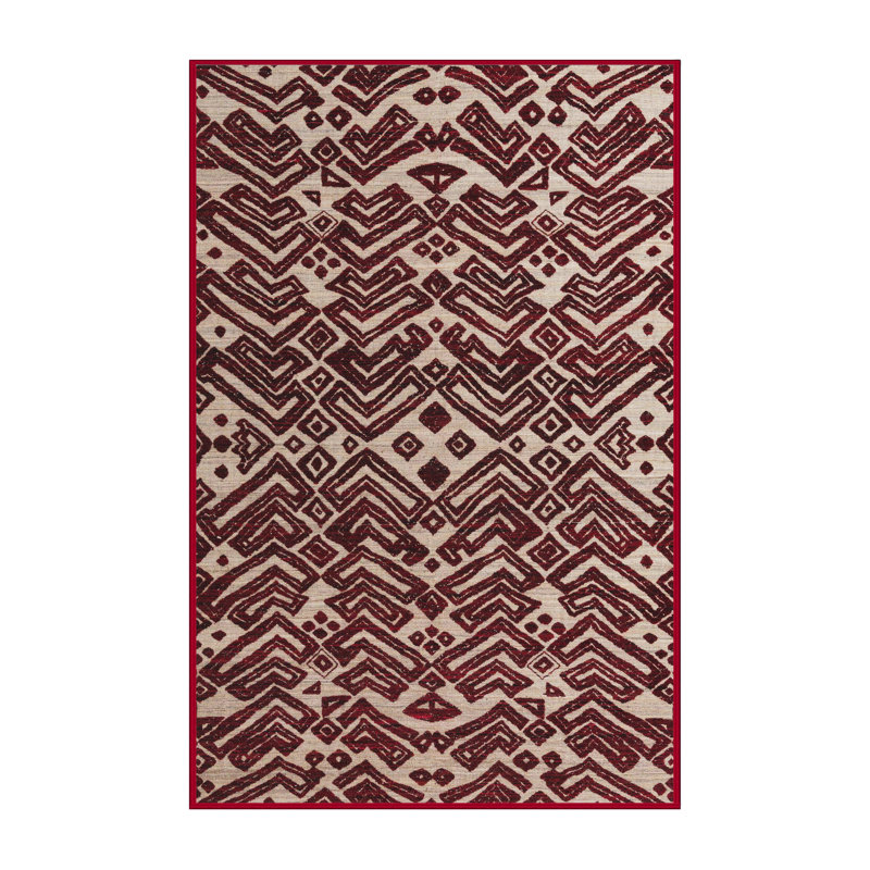 Abstract Indoor Rug, Rectangle 6' x 9'