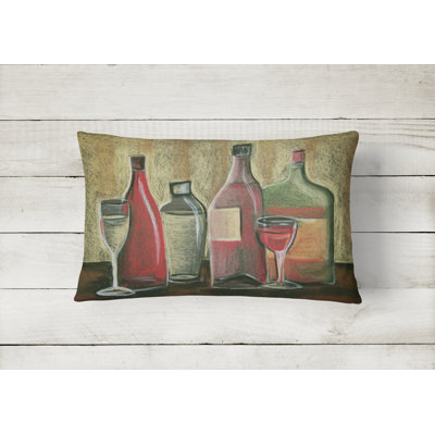  Wine by Tiffany Budd Indoor/Outdoor Throw Pillow