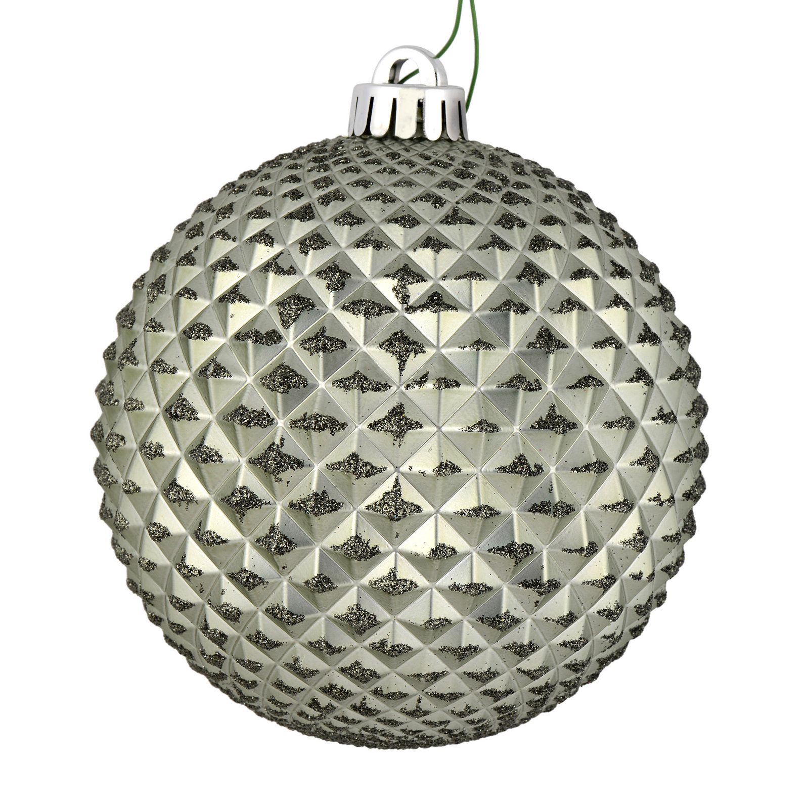 Shatterproof Bauble, 6" H x 6" W x 6" D, Wrought Iron