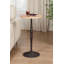 Rochester 12" Side Table in Retro Impulse Marble with Casted Base