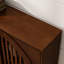 Buffet cannelé avec armoire de rangement étroite et 2 trous de sortie-623186498