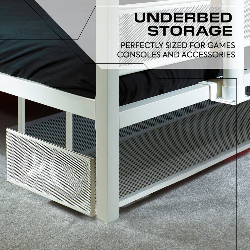 X Rocker Basecamp TV Gaming Bed, White