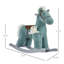 Cheval à bascule en peluche QABA pour enfants avec ours, chaise pour enfant