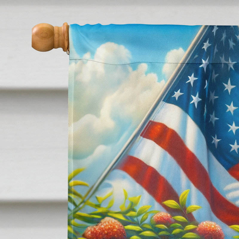 Drapeau «All American House», Caniche blanc
