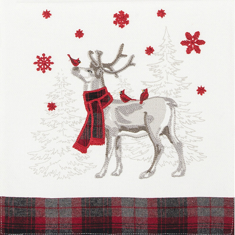 Frosty Deer Table Runner