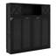 Lit escamotable multiusage avec armoires de rangement-651254749