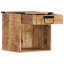 Saladin 40cm W Iron Bedside Table
