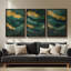 Art mural encadré sur toile, rétro muraux abstraits pour chambre à coucher-710927281-710927280