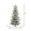 Lighted Artificial Spruce Christmas Tree-107088347