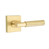 Myles Round Privacy (Bed & Bath) Door Lever with Square Rosette