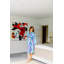 100% Cotton Mid-Calf Bathrobe with Pockets-75051796