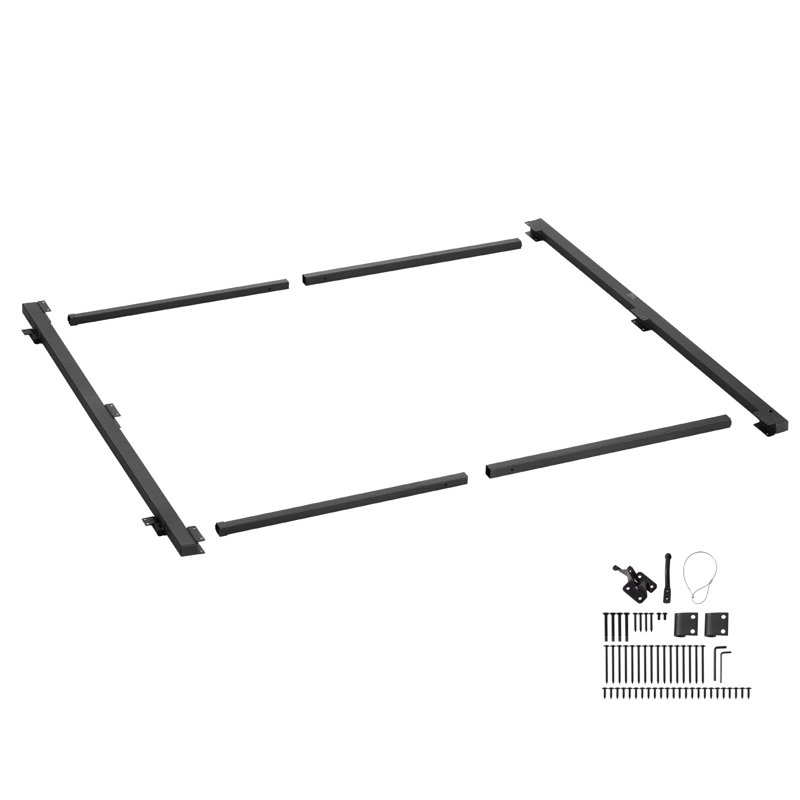 Kit de construction de barrières pour ouvertures noires, H 65 po x l 60 po x P 2,24 po
