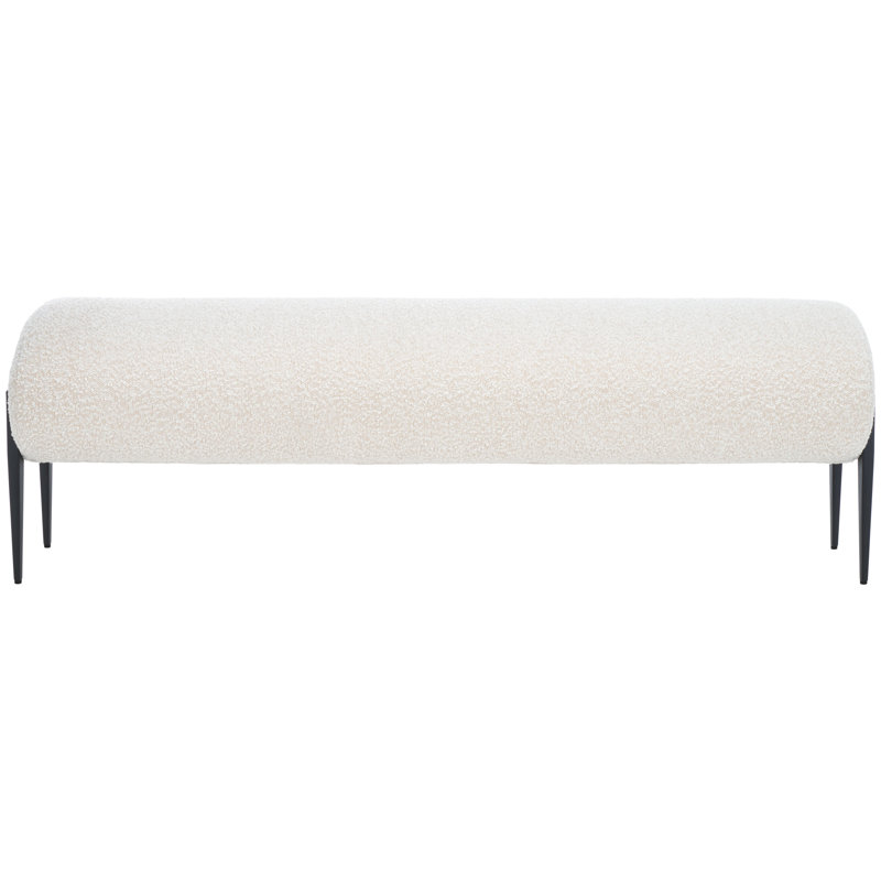 Banc rembourré Breshauna, Beige clair