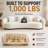  99.6" 4-Seater Oversize Mid Century  Teddy Curved Sofa Couch– 25.98" Extra-Deep Seat, 1000 Lbs Capacity, Free 4 Toss Pillows for Family Living Room