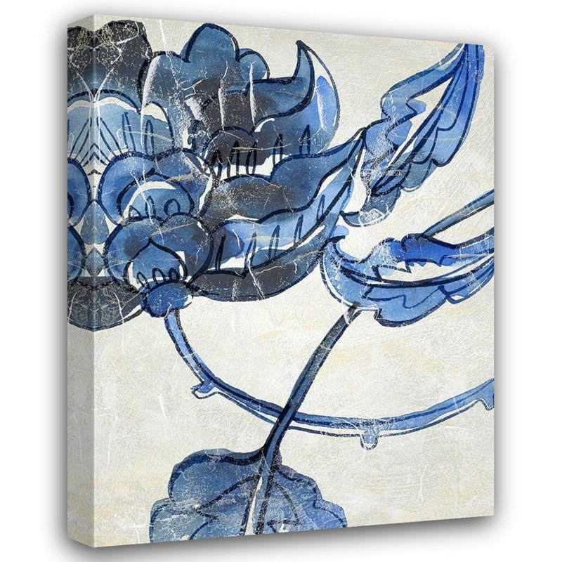 Art sur toile tendue Red Barrel Studio® Zarris, Chariklia, titré: Porcelaine rétro IV, H 36 po x l 28 po