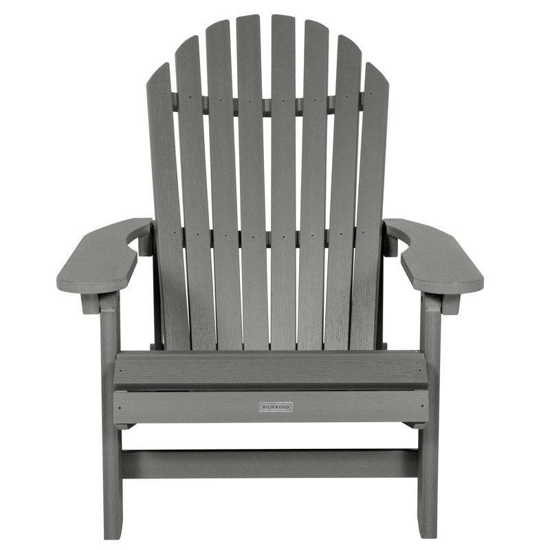 Chaise Adirondack en plastique Federigo, Teck côtier