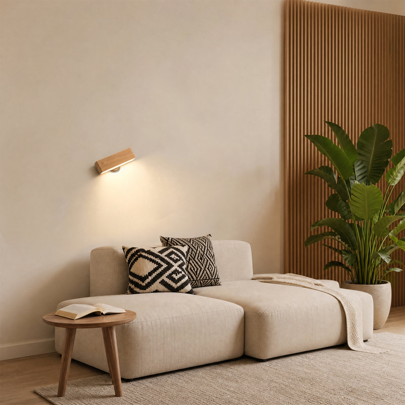 6in Modern Slim Magnetic LED Wall Sconce