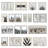 Sylvie Texas Longhorn 1 2 3 Framed Canvas by The Creative Bunch Studio 3 Piece 18x24 Natural