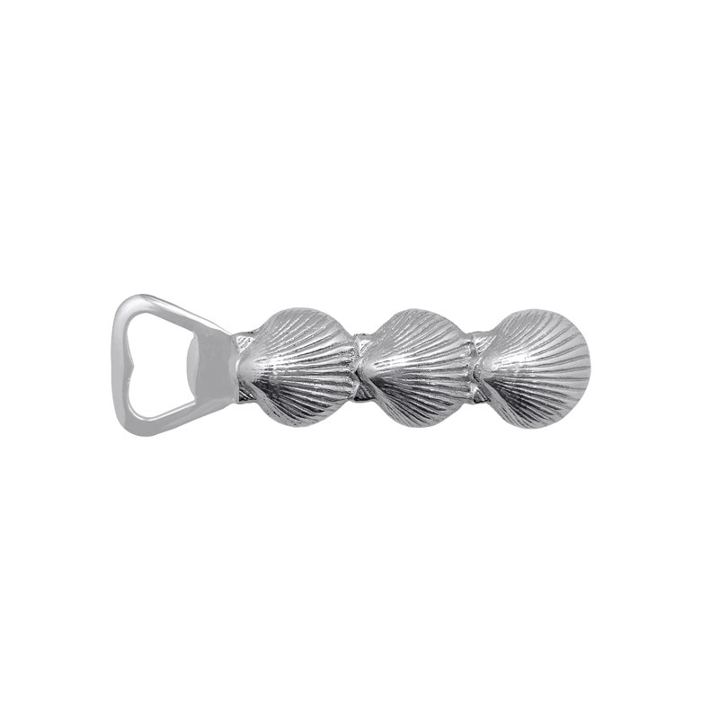 Stacked Scallop Shell Bottle Opener