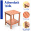 Matei 14 L x 13 W Outdoor Adirondack Side Table-690508218
