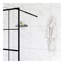Goodyo 34" X 72" Shower Door Walk-in Black Finish