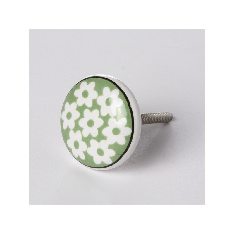Poignée ronde 1 1/2" de diamètre, Vert