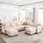 Beige Linen Blend