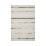 Sunderland Striped Area Rug in Ivory