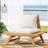Outdoor Wood Chair - Color With Maintenance- Cushions Seating For Areas Water- Foam Core-621662322