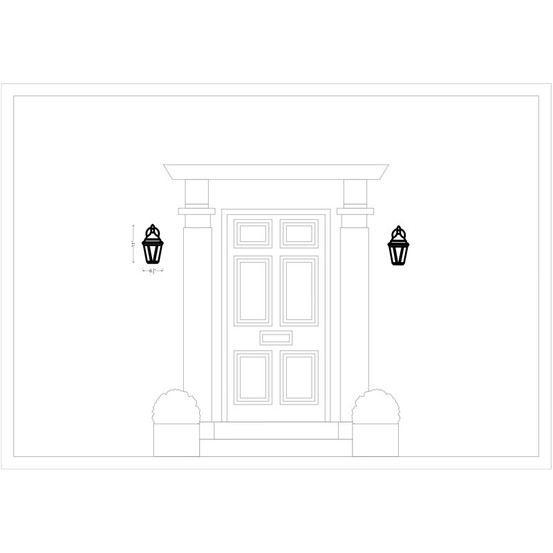 Bakersville Small One Light Outdoor Wall Lantern from Generation Lighting , No, Black, Black/Frosted