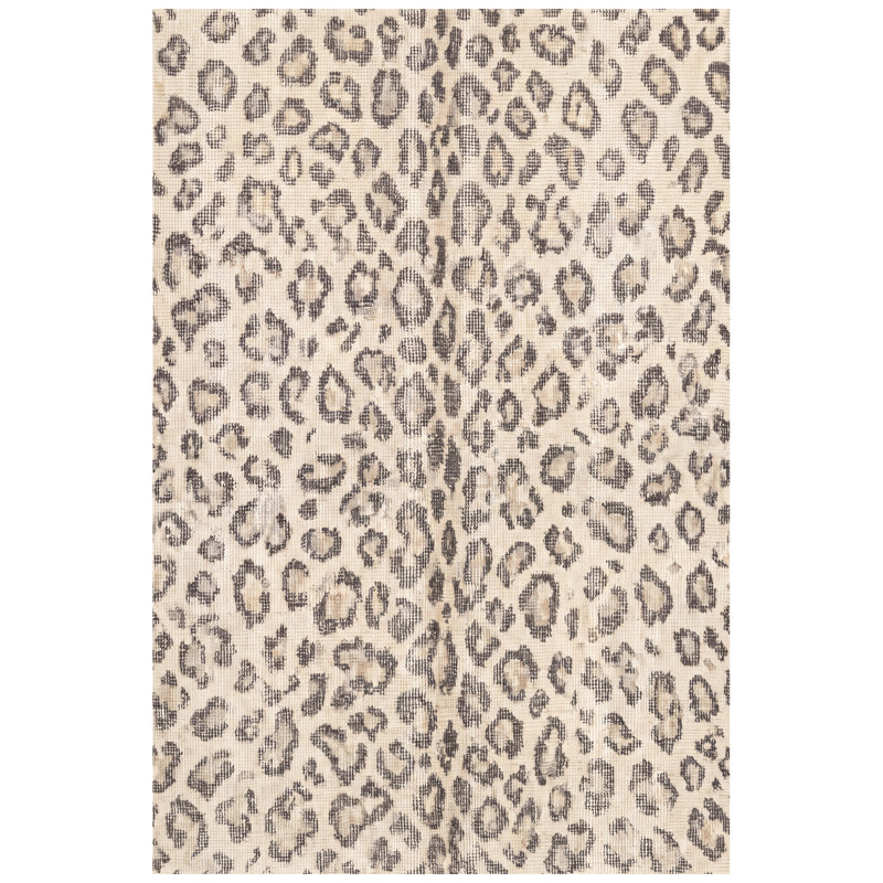 Tapis Snakeroot à motifs animaux, gris, beige et crème, antidérapant, à poils courts, pour l'intérieur et l'extérieur, adapté aux animaux de compagnie, salon, chambre, salle à manger, entrée, couloir, bureau, lavable