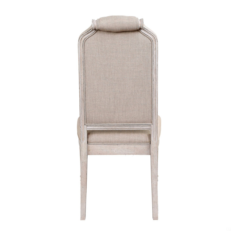 Ensemble de 2 chaises capitonnées à dossier