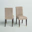 Chaise parsons rembourrée en velours Antonella-1689352622