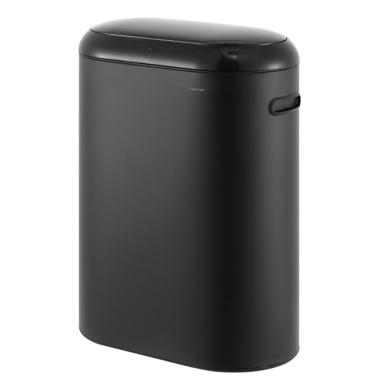 Robo Kitchen Trash Can - 13.2 Gallons, Charcoal Black