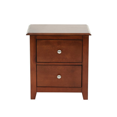 Table de chevet avec 2 tiroirs Selma