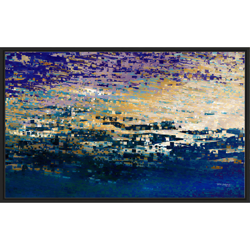 John 16:33 the Peace of God par Mark Lawrence - impression, H 21,5 po x l 33,5 po x P 2 po, Cadre flottant noir