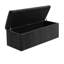 Safar Large Naples Ottoman Storage Box – Multi- Functional Striped Upholstered Blanket Box-116641130-117135478
