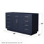 Base de meuble-lavabo simple autoportante de 59 po Beckett-128067800-134435275