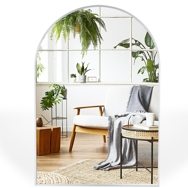 Miroir de salle de bain 32 po, Argent