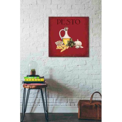 "Italian Cuisine II" par Marco Fabiano, art mural sur toile