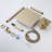12" Brushed Nickel Shower System, Wall Mount Rainfall Shower Head System