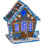 Kurt Adler LED Hanukkah Gingerbread House Christmas Tablepiece, Blue, 7in