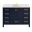 Meuble-lavabo simple 48 po avec plateau en pierre reconstituée Chardell-286926992