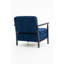 Chaise de rangement, fauteuil d'appoint moderne Mid-Century avec structure en bois, chaises de salon rembourrées avec coussin de taille, fauteuil de lecture pour véranda de chambre à coucher-1285758697-1285758699
