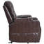 Crustal 83cm Wide Faux Leather Lift Assist Home Theatre Recliner-98215796