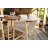FSC 1 Roma Bar set 100cm High Table with 4x Deluxe Roma Bar Stools