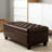 49.75Inches Storage Ottoman, Storage Bench, Tufted Entryway Bedroom Bench,-1326885908