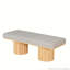 Banc en tissu Christakis Boucle