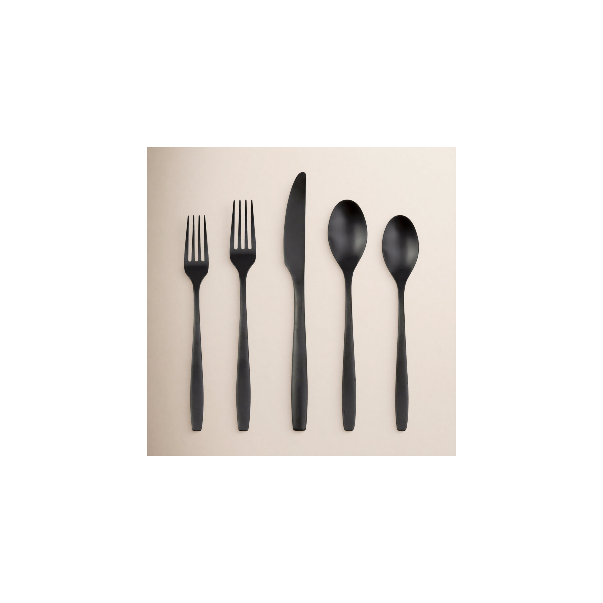 Edianna Flatware - Set of 20, Averie Black